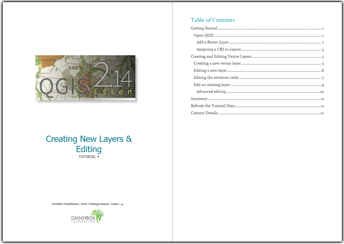QGIS Tutorial layout